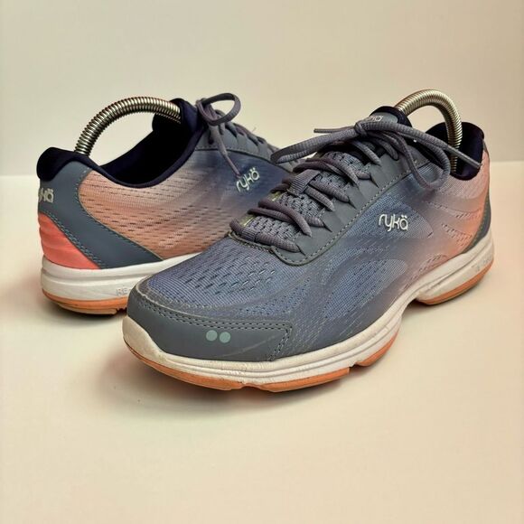 Ryka Women’s Devotion Plus 2 ombré pink blue sneakers size 9 - Picture 2 of 8